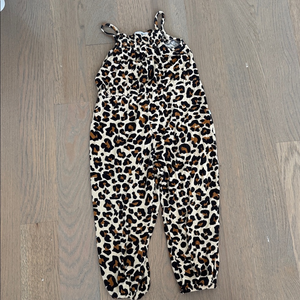 Posh Peanut Animal Print Romper
